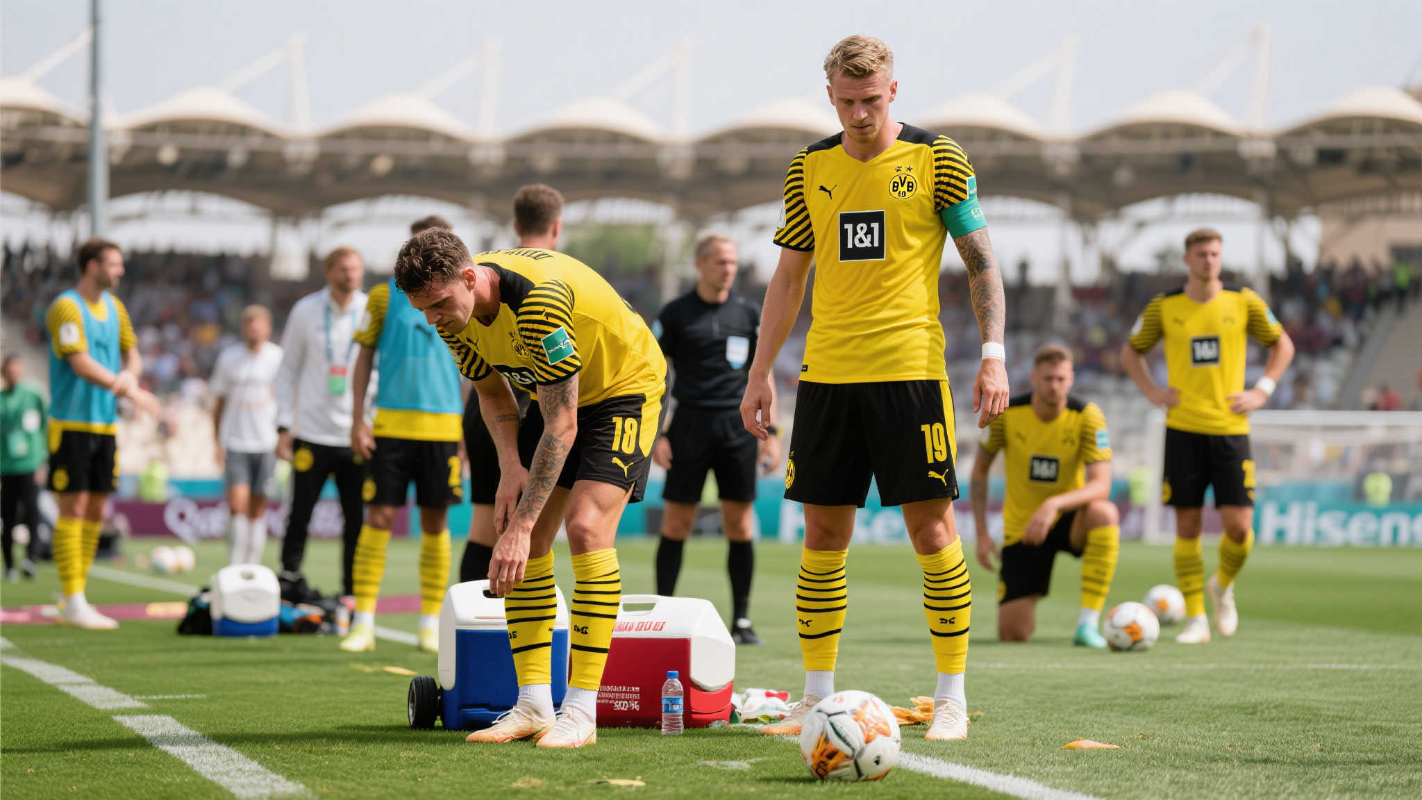 多特蒙德替补队员难耐30.5度酷暑,选择留守更衣室 四 案例分析:其他球队如何应对高温挑战
放眼全球